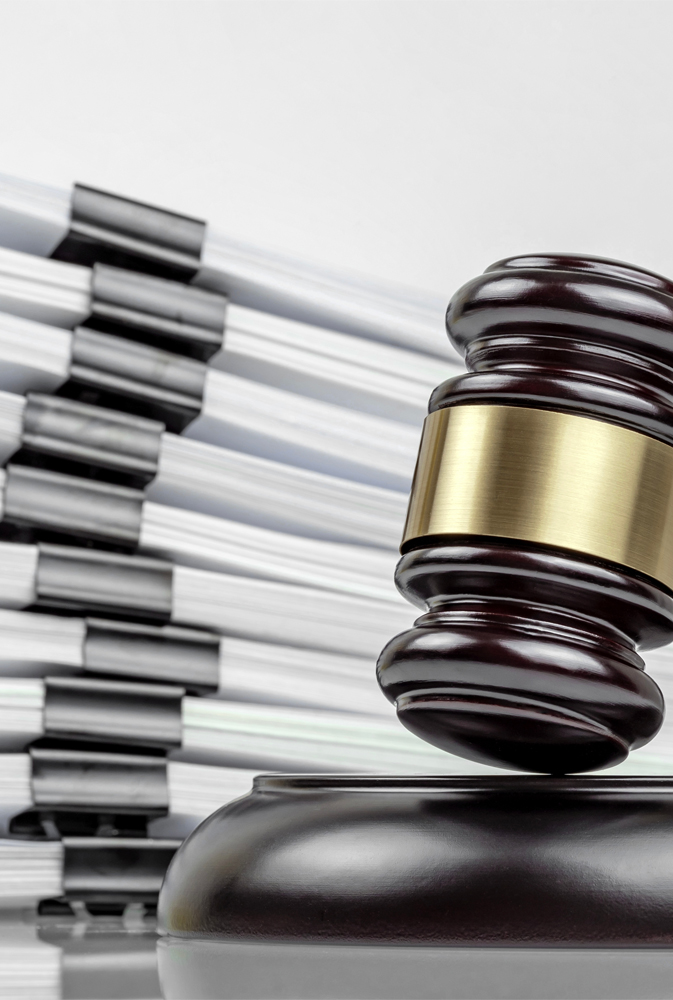 Close up,Of,Judge,Gavel,And,Court,Files,,Illustrating,Judicial,Case
